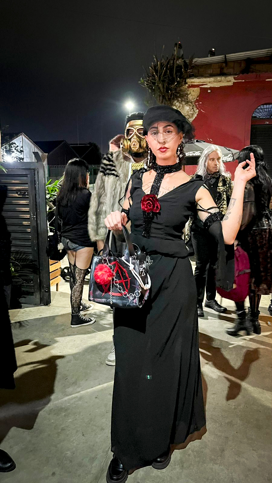 Maquiagem temática steampunk para desfile Anarquia de Vestir